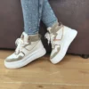 TeniBota Brillante Blanco/Café