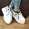 Tenis Cord Blanco/Negro