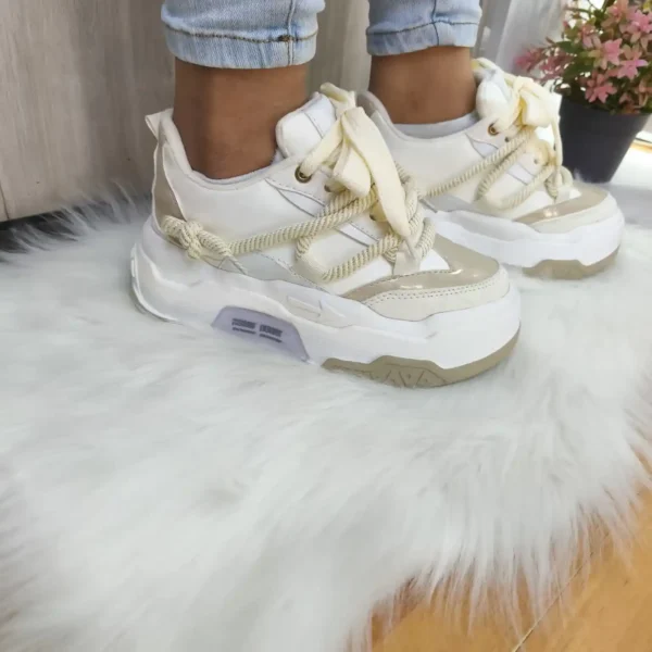Tenis Power Beige