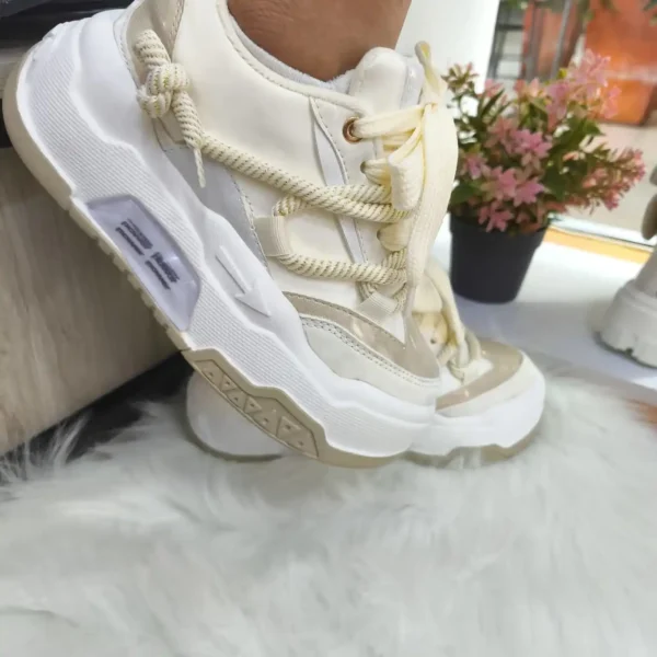 Tenis Power Beige