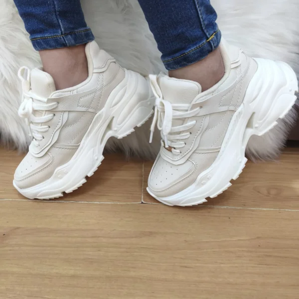 Tenis Total Beige