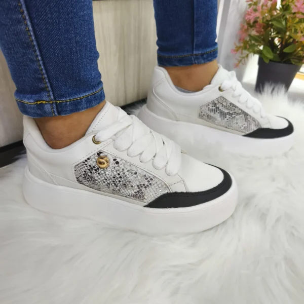 Tenis de Piel - Black Snake